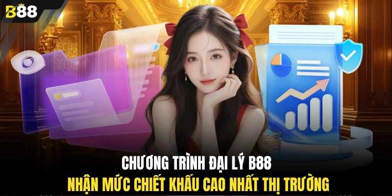 Chương trình đại lý B88 nhận mức chiết khấu cao nhất thị trường