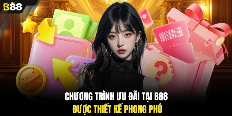 Chương trình ưu đãi tại B88 được thiết kế phong phú